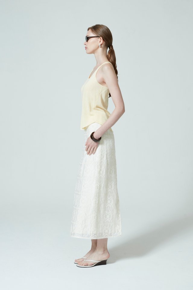 LINEN BLEND TANK TOP