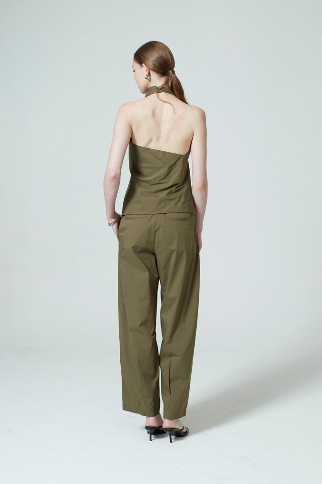 [PERFECT PAIRING] HALTER TOP & PANTS SET